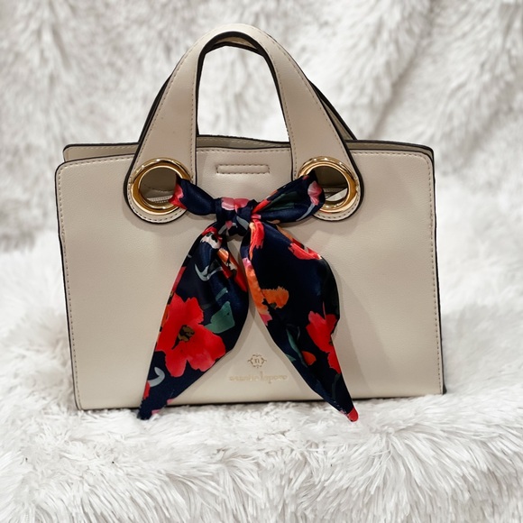 Nanette Lepore Regina Crossbody Satchel 2 way Vegan Leather purse handbag - Picture 2 of 10